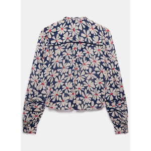 Mint Velvet Navy Floral Print Blouse